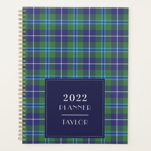 2022 Kariert Tartan Clan Douglas Checkered Planer (Vorderseite)