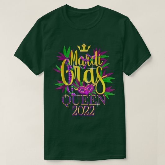 2022 Karneval Queen Crown Mask, 2022 Karneval T-Shirt (Design vorne)