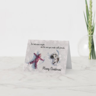 2022 Keeshond Christmas Card Blank inside Karte