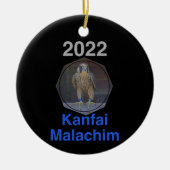 2022 Keramik Circle Ornament Kanfai Malachim (Vorne)