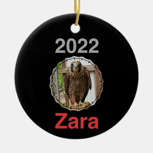 2022 Keramik Circle Ornament Zara (Vorne)