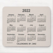 2022 La Boca Smoke Calendar von Janz Mouse Pad Mousepad (Vorne)