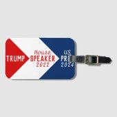 2022 Lautsprecher des Repräsentantenhauses Trump P Gepäckanhänger (Vorderseite (Horizontal))