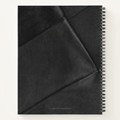 2022 Leather Wedding Unser 3-jähriges Gästebuch Notizblock (Rückseite)