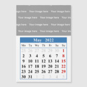 2022 Mai Kalender Magnetkarte (Vorderseite)