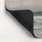 2022 Maine Ocean Waves Blush Calendar Mouse Pad Mousepad (Ecke)