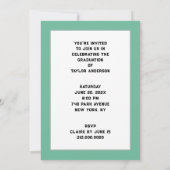 2022 Medical School Graduation Party Einladung (Rückseite)