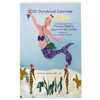 2022 Meerjungfrau und Meeresschildkröten Storybook Kalender