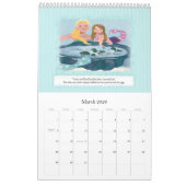 2022 Meerjungfrau und Meeresschildkröten Storybook Kalender (Mär 2026)