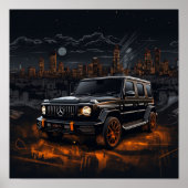 2022 Mercedes AMG G63 G-Klasse G-Wagon Luxury SUV Poster (Vorne)