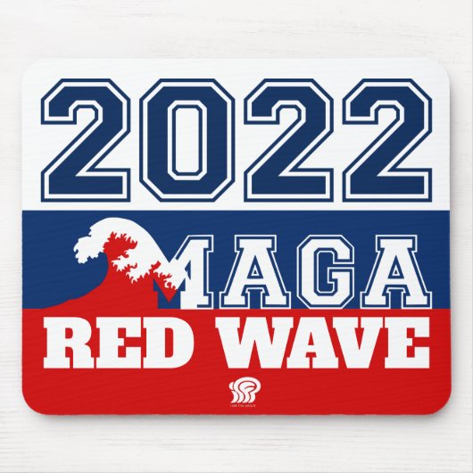 2022 Midterms Ultra MAGA Red Wave Mousepad (Vorne)