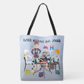 2022 Mitzvah Mah Jongg Tote Bag Tasche (Rückseite)