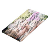 2022 Monatlicher Kalender Schwarz Hinzufügen benut Magnet (Linke Seite)