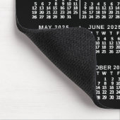 2022 Monatskalender Schwarz Custom 3 Fotos Mousepad (Ecke)