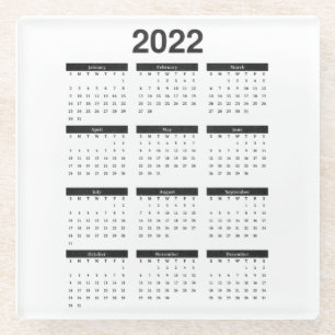 2022 Monatskalender Untersetzer