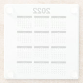2022 Monatskalender Untersetzer (Rückseite)