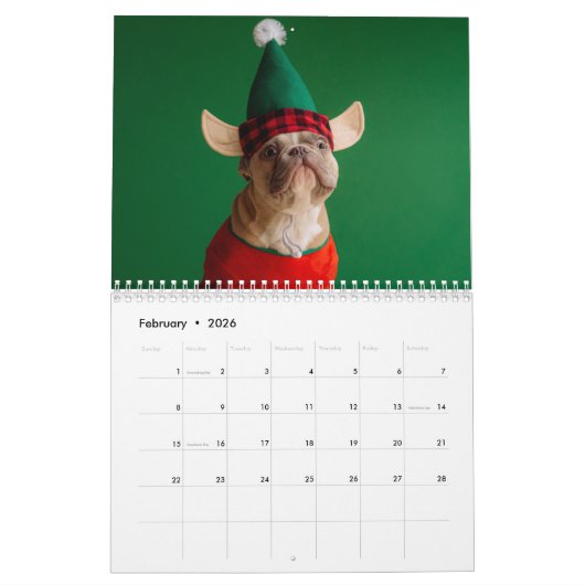 2022 Neubeginn des neuen Jahres Modernes, einfache Kalender (Feb 2026)