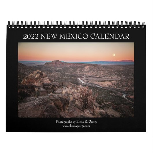 2022 Neuer Mexiko-Kalender Kalender (Titelbild)
