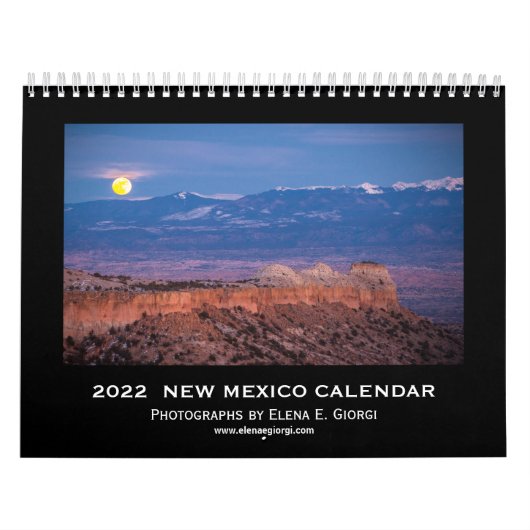 2022 Neuer Mexiko-Kalender Kalender (Titelbild)