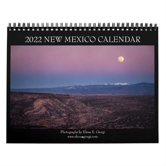 2022 Neuer Mexiko-Kalender Kalender (Titelbild)
