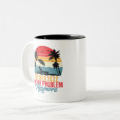 2022 nicht mehr mein Problem Zweifarbige Tasse (Vorderseite Links)