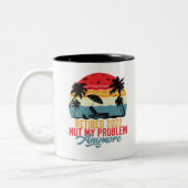 2022 nicht mehr mein Problem Zweifarbige Tasse (Links)