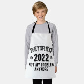 2022 nicht mein Problem gelöst Schürze (Getragen)