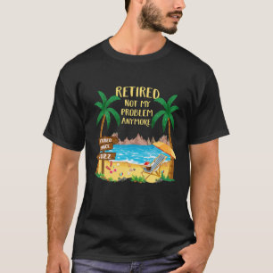 2022 nicht mein Problem Polizei Beach Sunset Re T-Shirt