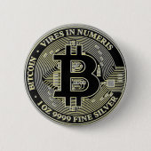 2022 Niue 1 oz Silver Bitcoin Button (Vorderseite)