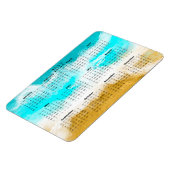 2022 Ocean Beach Calendar Mini Magnet (Linke Seite)