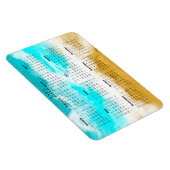 2022 Ocean Beach Calendar Mini Magnet (Rechte Seite)