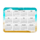 2022 Ocean Beach Calendar Mini Magnet (Horizontal)