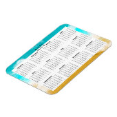 2022 Ocean Beach Calendar Mini Magnet (Linke Seite)