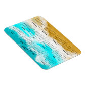 2022 Ocean Beach Kalender Mini Magnet (Rechte Seite)