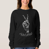 2022 Peace Global Peace International Unity Liebe Sweatshirt (Vorderseite)