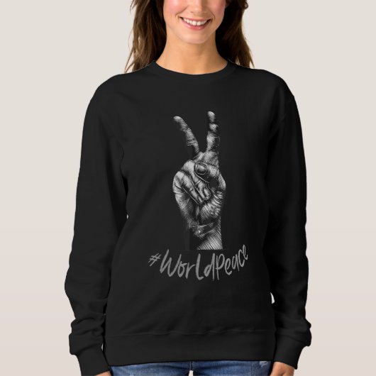 2022 Peace Global Peace International Unity Liebe Sweatshirt (Vorderseite)