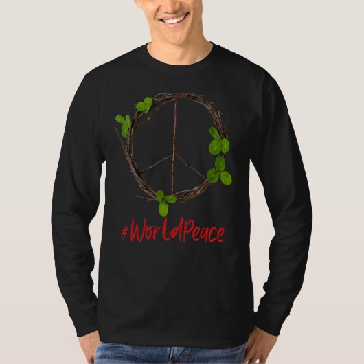 2022 Peace Global Peace International Unity Liebe  T-Shirt (Vorderseite)