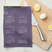 2022 Pemaquid Point Plum Lighthouse Calendar Geschirrtuch (Viertel Falte)