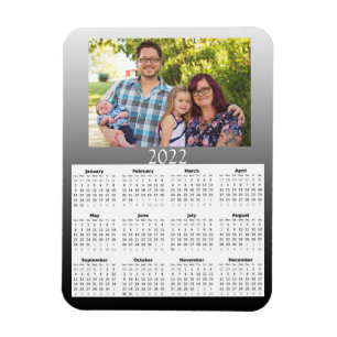 2022 Personalisierter Fotokalender Mini Magnet