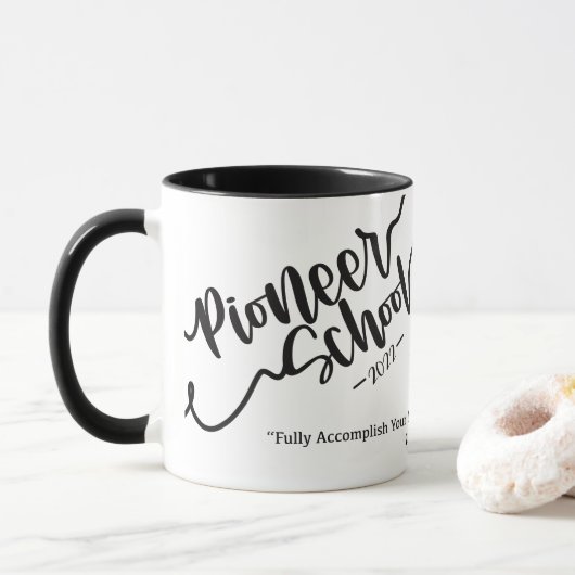 2022 Pioneer School Personal Mug Tasse (Mit Donut)