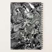 2022 Planer - Schwarz & Weiß Originale Kunst (Rückseite)