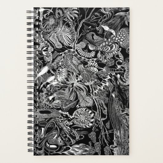 2022 Planer - Schwarz & Weiß Originale Kunst (Vorderseite)