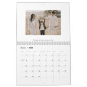 2022 puristisches, schlichtes, modernes Foto Kalender (Mär 2026)