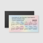 2022 Rainbow Cloud Calendar von Janz Magnet (Vorne/Hinten)