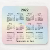 2022 Rainbow Cloud Calendar von Janz Mousepad (Vorne)