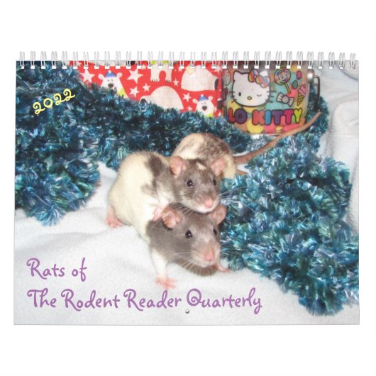 2022 Ratten des Rodent Reader-Kalenders E Kalender (Titelbild)