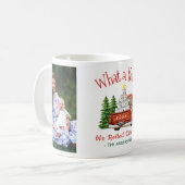 2022 rollten wir mit ihm Weihnachts-Foto Kaffeetasse (Vorderseite Links)