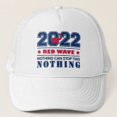 2022 ROTE WAVE TRUCKERKAPPE (Vorderseite)