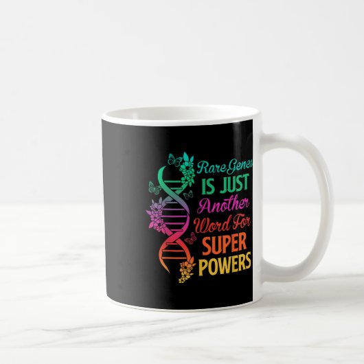2022 Seltene Krankheiten Tag Bewusstsein Zebra Rib Kaffeetasse (Rechts)