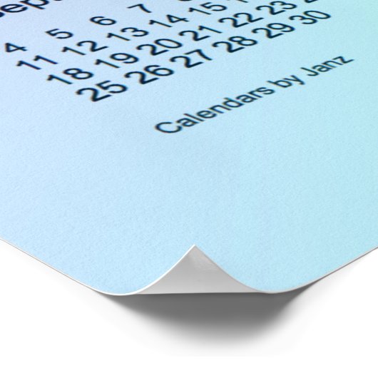 2022 Shimmer Wall Calendar von Janz Print Poster (Ecke)